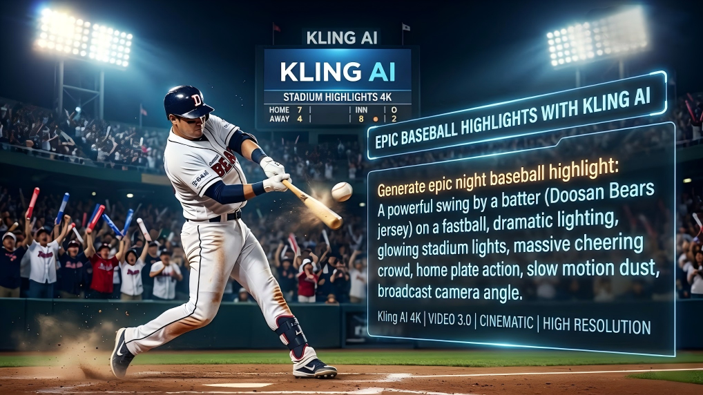 Baseball AI Video Prompts: How to Generate Epic Baseball Highlight Clips with Kling AI